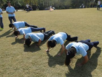 Activiteiten in Gucun Park, herfst 5 2017